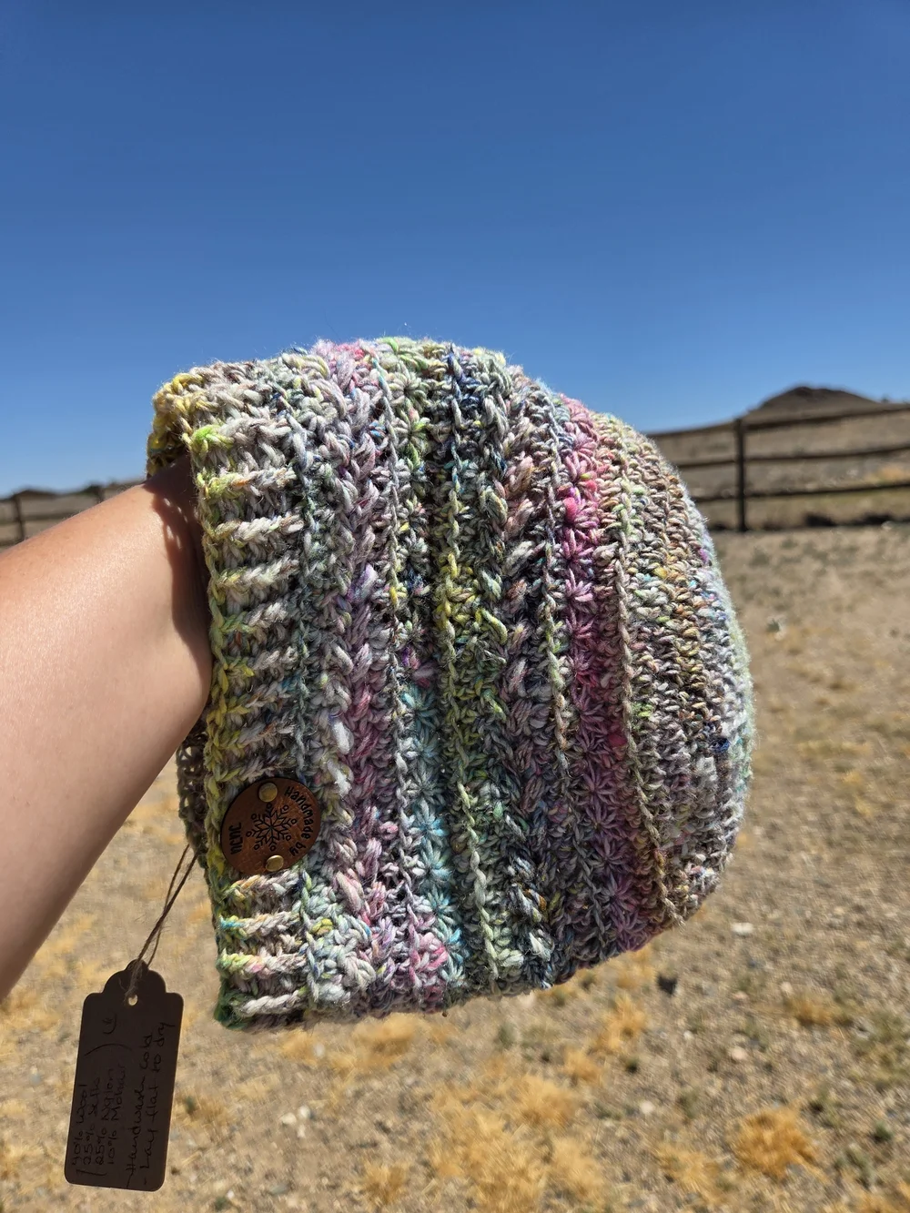 Artisan Handmade Crochet Luxury Wool/Silk/Mohair Blend 